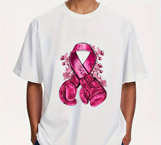 Breast cancer fighter ribbon t shirt