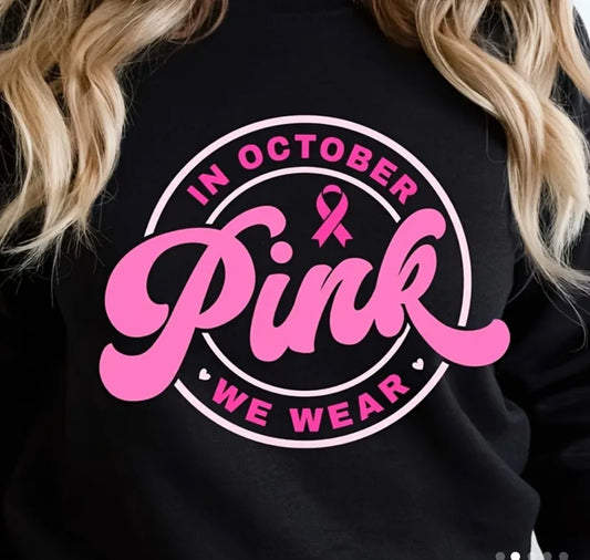 October we wear pink.